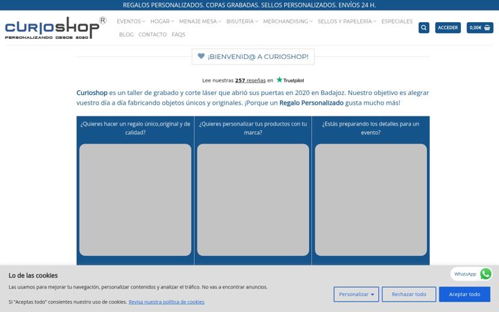 Screenshot of curioshop.es