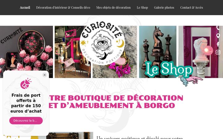 Screenshot of curiositepoetique.fr