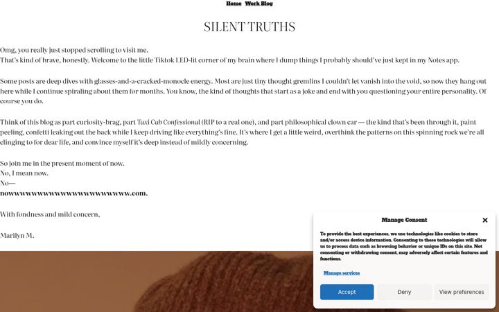 Screenshot of curiosityjournal.com