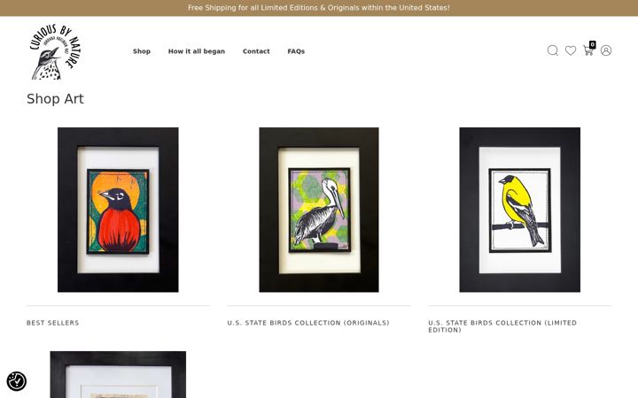 Screenshot of curiousbynature.net