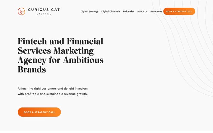 Screenshot of curiouscatdigital.co.uk