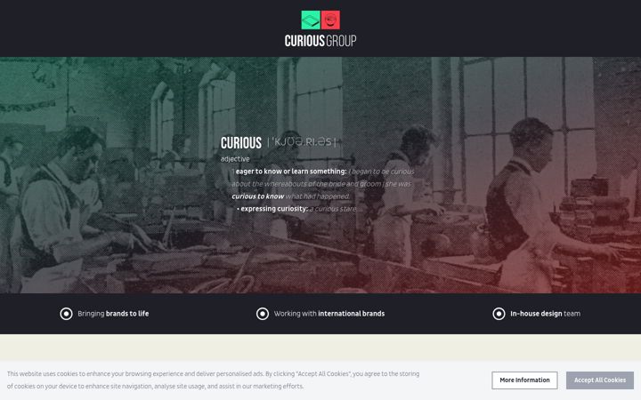 Screenshot of curiousgroup.co