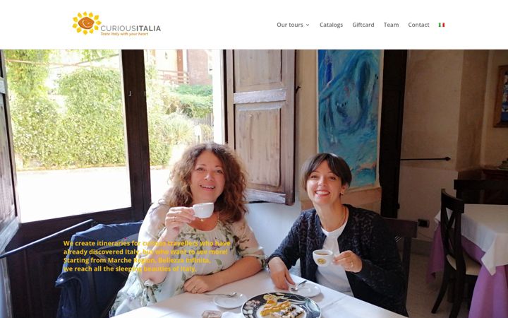 Screenshot of curiousitalia.com
