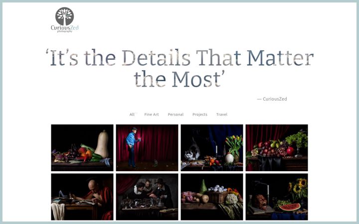 Screenshot of curiouszed.com