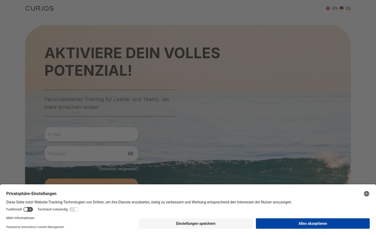 Snímka obrazovky banera súhlasu zobrazeného pred akoukoľvek interakciou