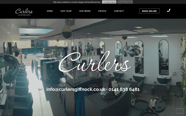 Screenshot of curlersgiffnock.co.uk