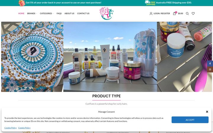 Posnetek zaslona curlfans.com.au