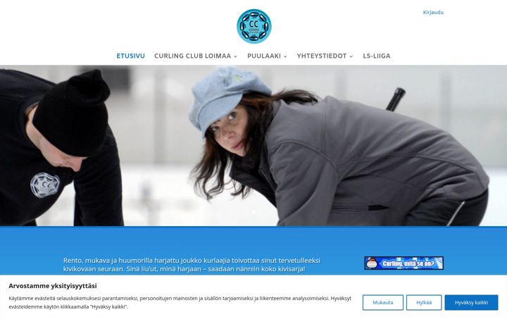Screenshot of curlingclubloimaa.fi