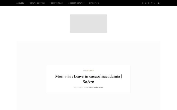 Screenshot of curls-essentielle.fr