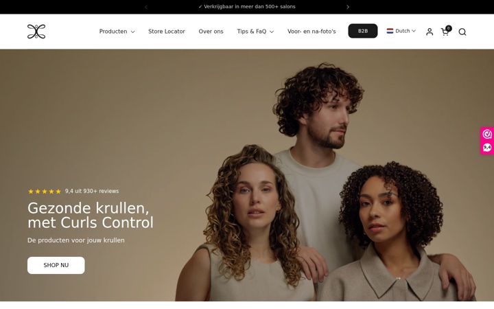 Screenshot van curlscontrol.nl