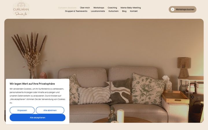 Screenshot of curlyann-soulcare.de