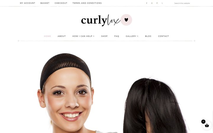Screenshot di curlylox.co.uk
