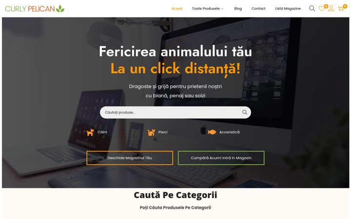 Screenshot of curlypelican.com