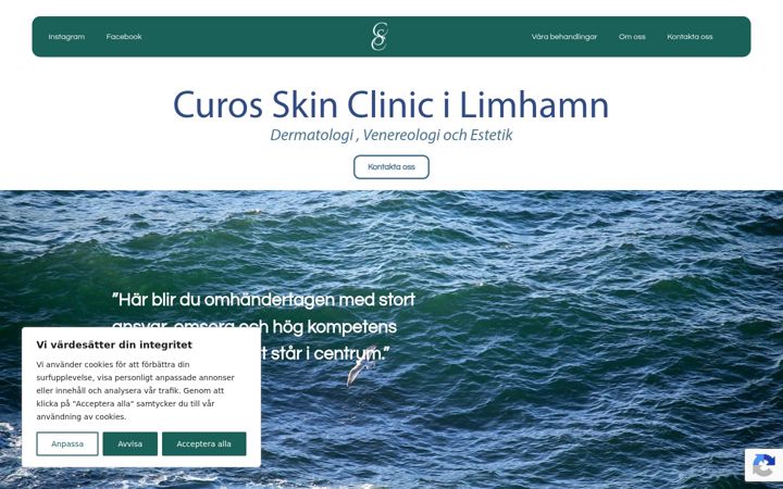 Screenshot of curos.se