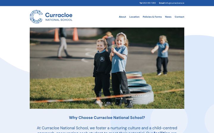 Skærmbillede af curracloens.ie