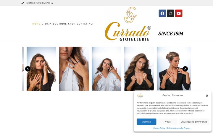 Screenshot of curradogioiellerie.it