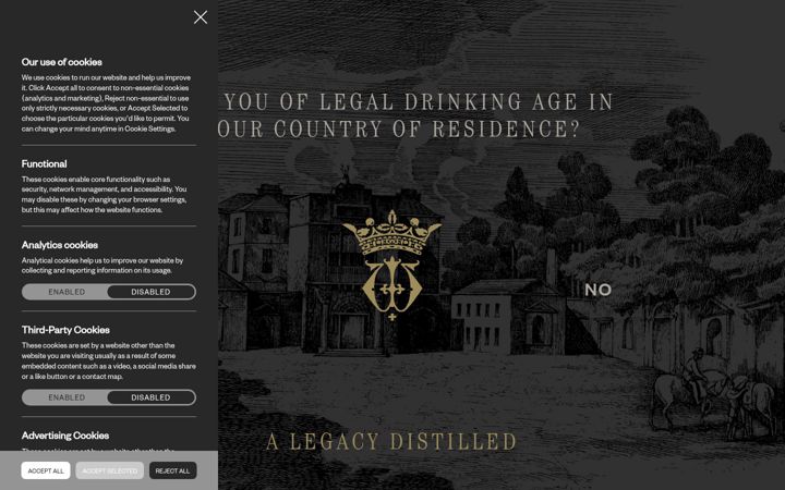 Screenshot of curraghmorewhiskey.com