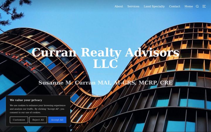 Screenshot of curranappraisal.com