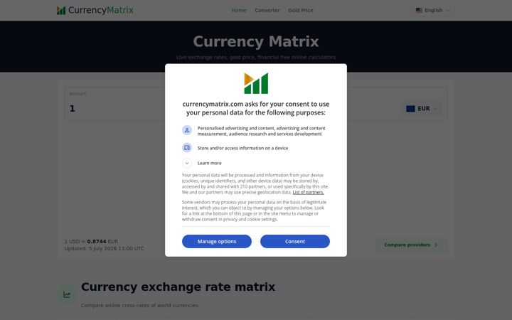 currencymatrix.com