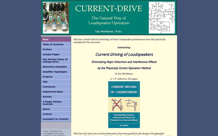 Screenshot of current-drive.info