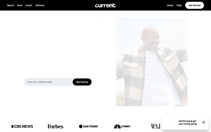 Skærmbillede af current.com