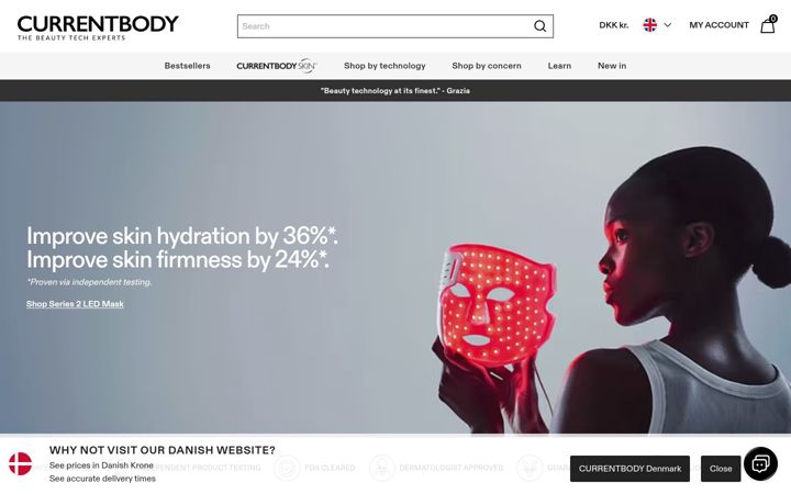 Screenshot of currentbody.com