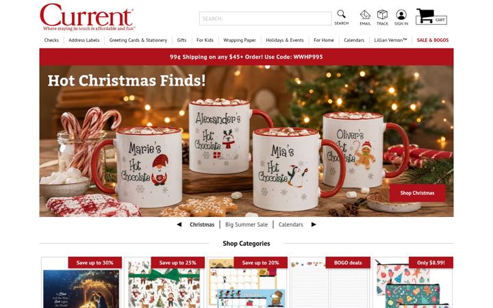 Screenshot of currentcatalog.com