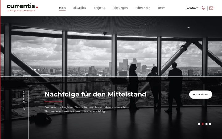 Screenshot of currentis.de