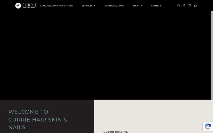 Screenshot of curriedayspa.com