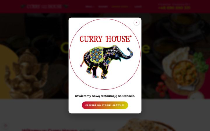 Screenshot of curry-house.pl