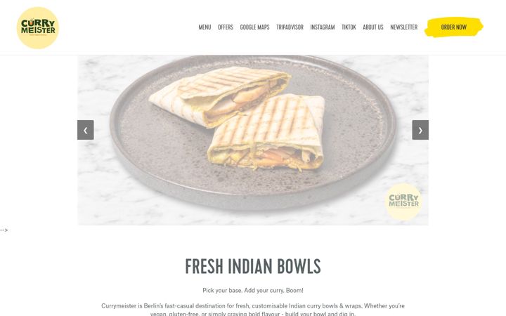 Screenshot of curry-meister.de