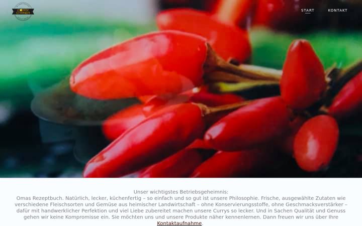 Screenshot of currycorner0711.de