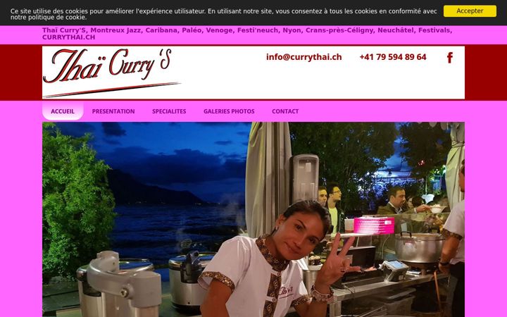 Screenshot of currythai.ch