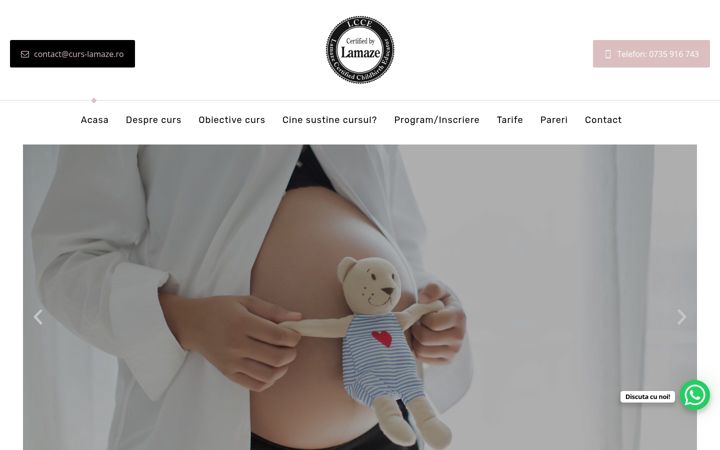 Zrzut ekranu curs-lamaze.ro