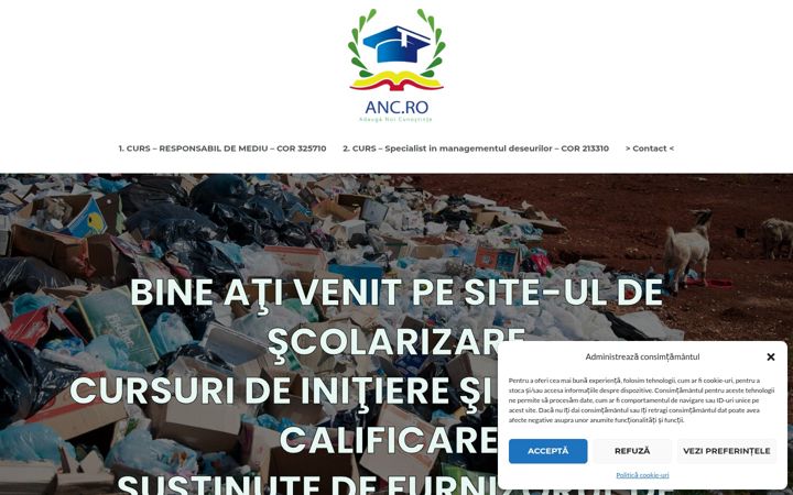 Zrzut ekranu cursanc.ro