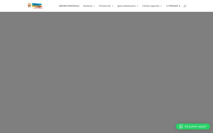 Screenshot of cursdepuericultura.ro