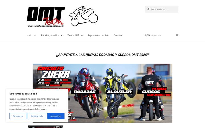 Screenshot of cursillosdeconduccion.com