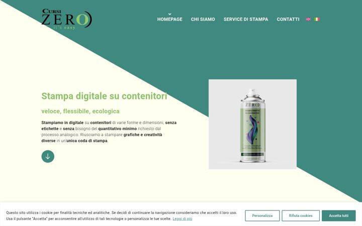 Screenshot of cursizero.it
