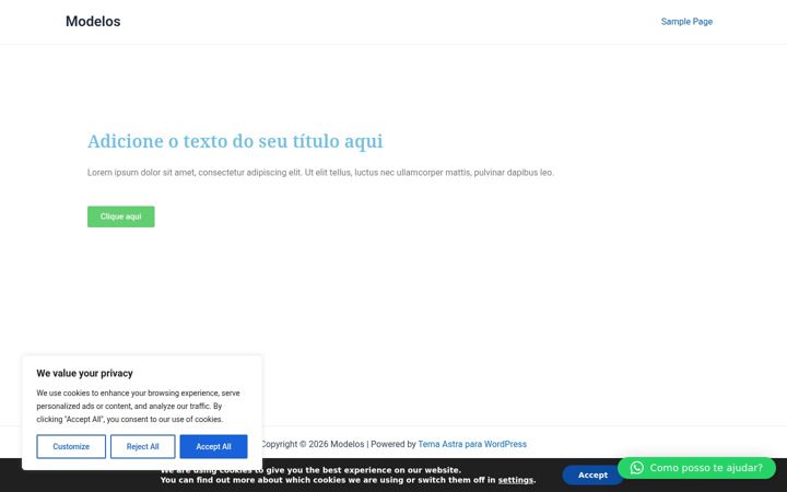 Screenshot of cursocroche.com.br