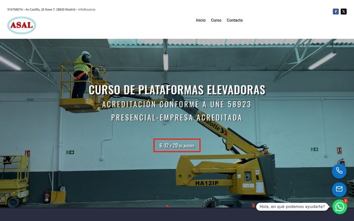 Screenshot of cursodeplataformaselevadoras.com