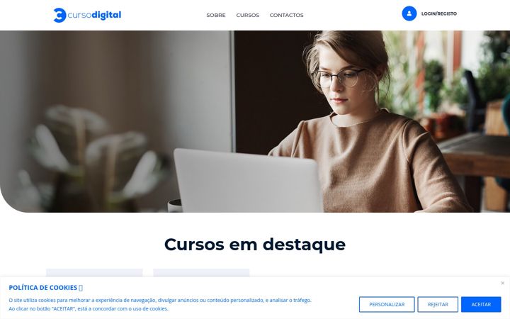 Screenshot of cursodigital.pt