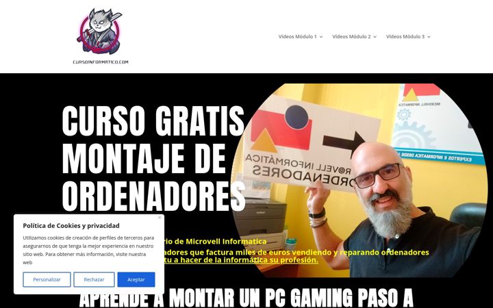 Screenshot of cursoinformatico.com