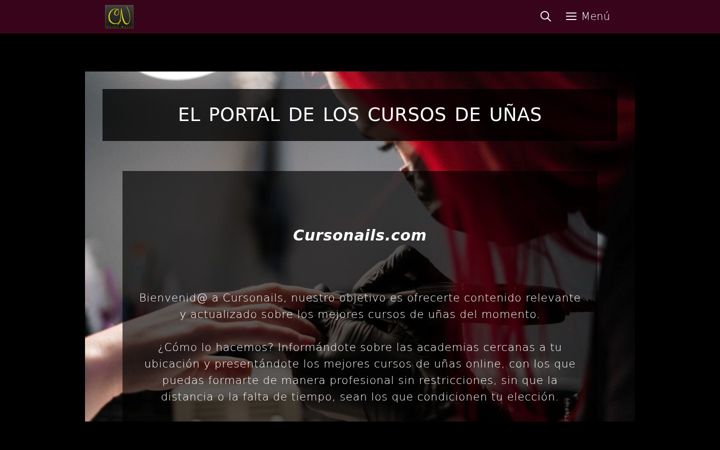 Screenshot of cursonails.com