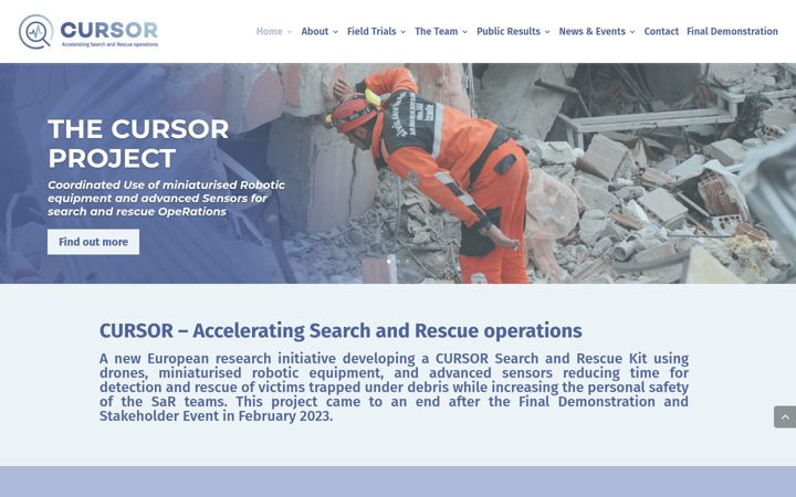 Screenshot of cursor-project.eu