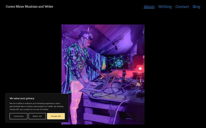 Screenshot of cursorminer.org