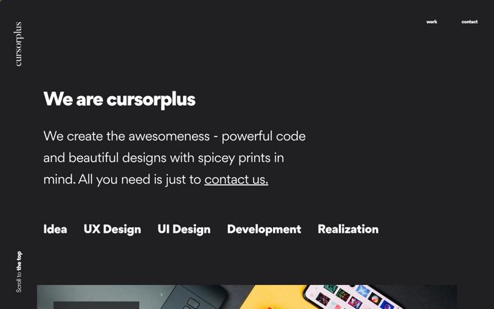 Screenshot of cursorplus.com