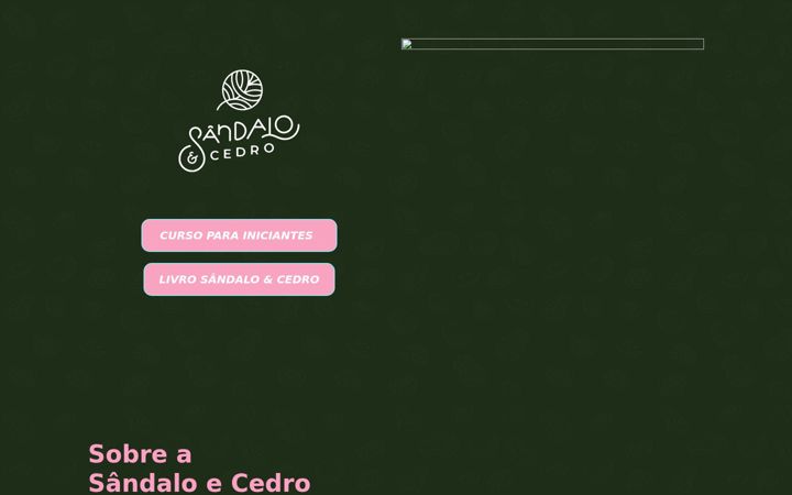 Screenshot di cursosandaloecedro.com.br