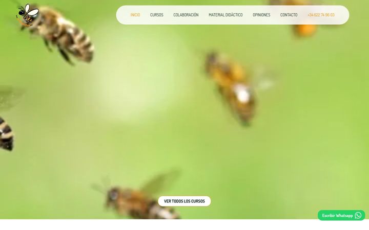 Screenshot of cursosapicultura.com