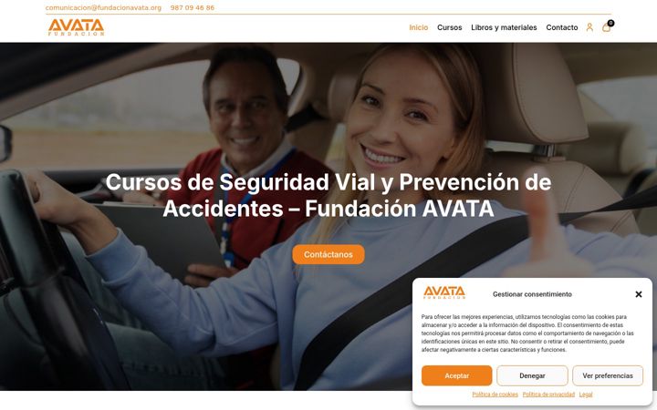 Captura de ecrã de cursosavata.org