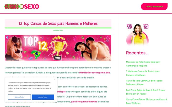 Екранна снимка на cursosdesexo.com.br